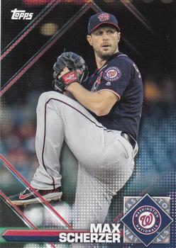 2020 Topps Heritage - 2020 MLB Sticker Collection Preview #5 Max Scherzer Front