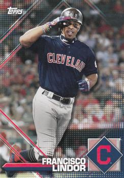 2020 Topps Heritage - 2020 MLB Sticker Collection Preview #10 Francisco Lindor Front