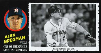 2020 Topps Heritage - 1971 Topps One of the Game's Greatest Moments Box Toppers #22 Alex Bregman Front