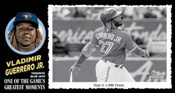 2020 Topps Heritage - 1971 Topps One of the Game's Greatest Moments Box Toppers #23 Vladimir Guerrero Jr. Front