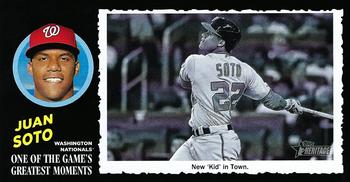 2020 Topps Heritage - 1971 Topps One of the Game's Greatest Moments Box Toppers #35 Juan Soto Front