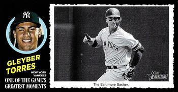 2020 Topps Heritage - 1971 Topps One of the Game's Greatest Moments Box Toppers #47 Gleyber Torres Front