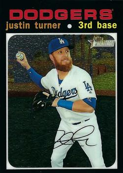 2020 Topps Heritage - Chrome Exclusives #THC-30 Justin Turner Front