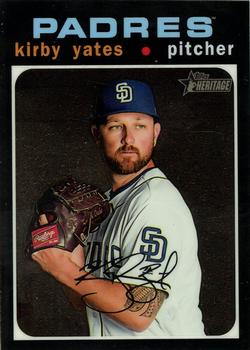 2020 Topps Heritage - Chrome Exclusives #THC-280 Kirby Yates Front