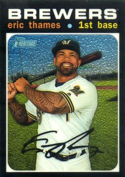 2020 Topps Heritage - Chrome Exclusives #THC-397 Eric Thames Front