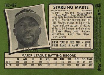 2020 Topps Heritage - Chrome Exclusives #THC-462 Starling Marte Back
