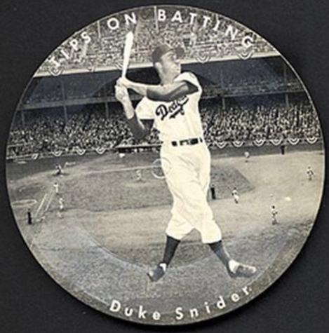 1953 H-O Oatmeal Records #NNO Duke Snider Front