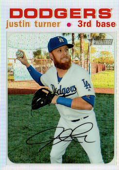 2020 Topps Heritage - Chrome Exclusives Refractor #THC-30 Justin Turner Front