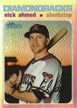 2020 Topps Heritage - Chrome Exclusives Refractor #THC-112 Nick Ahmed Front