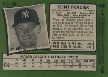 2020 Topps Heritage - Chrome Exclusives Refractor #THC-130 Clint Frazier Back