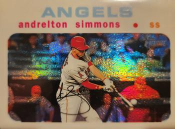2020 Topps Heritage - Chrome Exclusives White Refractor #THC-360 Andrelton Simmons Front