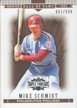 2007 Topps Triple Threads - Sepia #90 Mike Schmidt Front