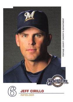 2005 Milwaukee Brewers Police - Portage County Sheriff's Department #NNO Jeff Cirillo Front
