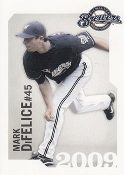 2009 Milwaukee Brewers Police - City of Waukesha Police Dept. and Waukesha Sports Cards #NNO Mark DiFelice Front