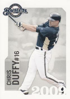 2009 Milwaukee Brewers Police - City of Waukesha Police Dept. and Waukesha Sports Cards #NNO Chris Duffy Front