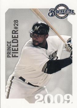 2009 Milwaukee Brewers Police - City of Waukesha Police Dept. and Waukesha Sports Cards #NNO Prince Fielder Front