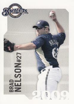 2009 Milwaukee Brewers Police - City of Waukesha Police Dept. and Waukesha Sports Cards #NNO Brad Nelson Front