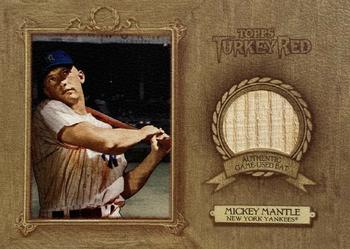 2007 Topps Turkey Red - Relics #TRR-MM Mickey Mantle Front