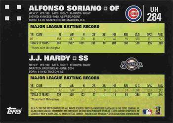 2007 Topps Updates & Highlights - 1st Edition #UH284 Alfonso Soriano / J.J. Hardy Back