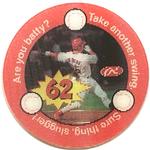 1999 Cracker Jack/Rawlings Mark McGwire Spinners #2 Mark McGwire Front