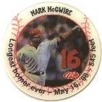 1999 Cracker Jack/Rawlings Mark McGwire Spinners #5 Mark McGwire Front