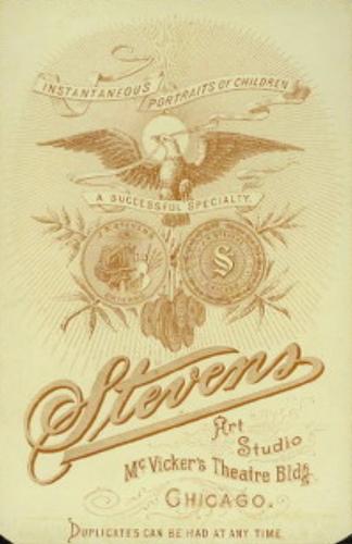 1890 Stevens Cabinets #NNO Charles Comiskey Back