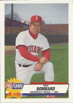 1993 Fleer ProCards Indianapolis Indians SGA #1503 Marc Bombard Front