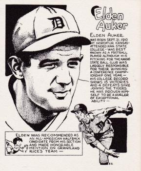 1976 Midwest Sports Collectors Convention Detroit Tigers #NNO Elden Auker Front