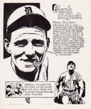 1976 Midwest Sports Collectors Convention Detroit Tigers #NNO Frank Doljack Front