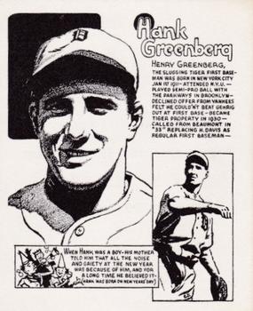 1976 Midwest Sports Collectors Convention Detroit Tigers #NNO Hank Greenberg Front