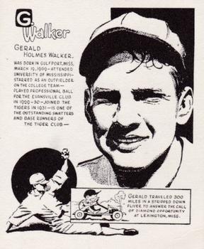 1976 Midwest Sports Collectors Convention Detroit Tigers #NNO Gerald Walker Front