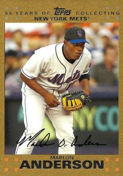 2007 Topps Updates & Highlights - Gold #UH12 Marlon Anderson Front