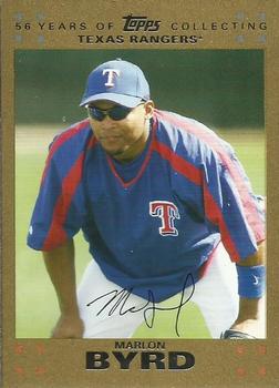 2007 Topps Updates & Highlights - Gold #UH131 Marlon Byrd Front