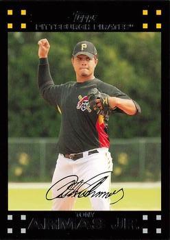 2007 Topps Updates & Highlights - Red Back #UH1 Tony Armas Jr. Front