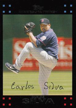 2007 Topps Updates & Highlights - Red Back #UH29 Carlos Silva Front