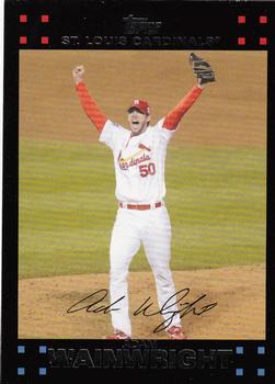 2007 Topps Updates & Highlights - Red Back #UH79 Adam Wainwright Front