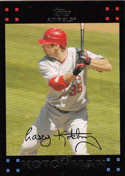 2007 Topps Updates & Highlights - Red Back #UH139 Casey Kotchman Front