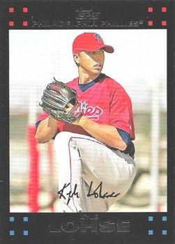 2007 Topps Updates & Highlights - Red Back #UH204 Kyle Lohse Front