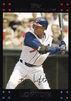 2007 Topps Updates & Highlights - Red Back #UH328 Kenny Lofton Front