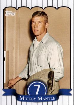2007 Topps Updates & Highlights - Mickey Mantle A Life in Baseball #MMLB-1 Mickey Mantle Front