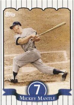 2007 Topps Updates & Highlights - Mickey Mantle A Life in Baseball #MMLB-6 Mickey Mantle Front