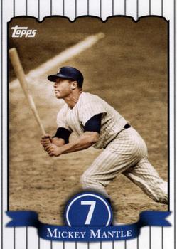 2007 Topps Updates & Highlights - Mickey Mantle A Life in Baseball #MMLB-7 Mickey Mantle Front