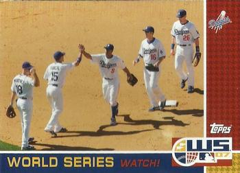 2007 Topps Updates & Highlights - World Series Watch #NNO Los Angeles Dodgers Front