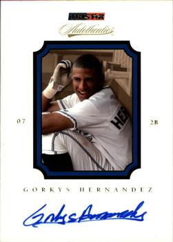 2007 TriStar Autothentics - Autographs #7 Gorkys Hernandez Front