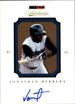 2007 TriStar Autothentics - Autographs #56 Jonathan Herrera Front