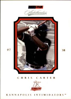 2007 TriStar Autothentics #9 Chris Carter Front