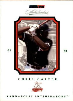 2007 TriStar Autothentics - Green #9 Chris Carter Front
