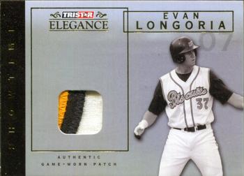 2007 TriStar Elegance - Showtime Game Used Patch #ST-EL Evan Longoria Front