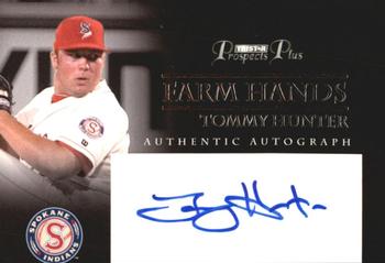 2007 TriStar Prospects Plus - Farm Hands Autographs #FH-TH Tommy Hunter Front