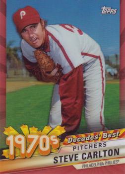2020 Topps - Decades' Best Chrome Red (Series One) #DBC-36 Steve Carlton Front